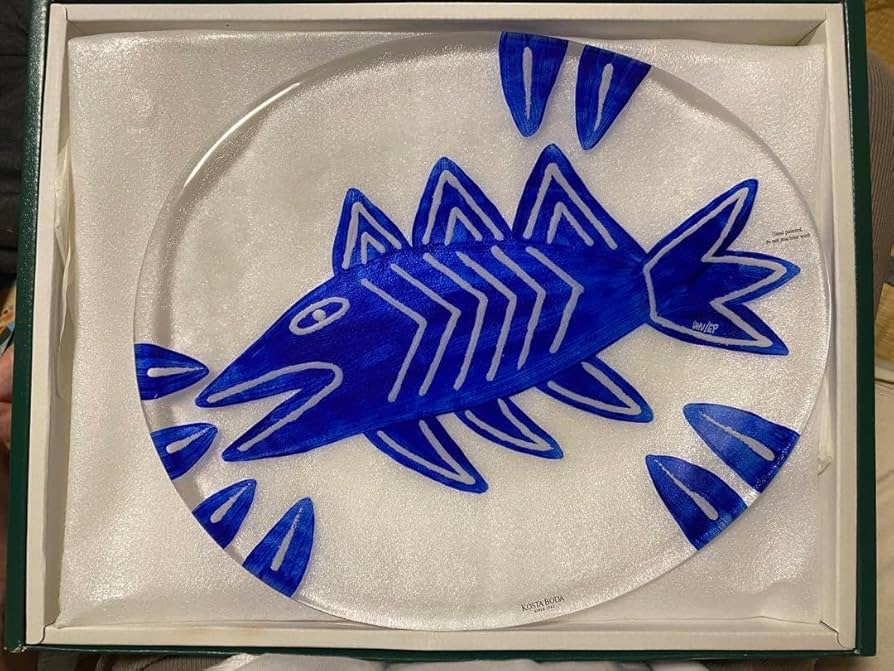 KOSTABODA 魚柄プレート KOSTABODA 魚柄プレートの通販 by ☆A&M☆｜ラクマ